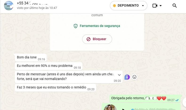 Depoimento de cliente 9