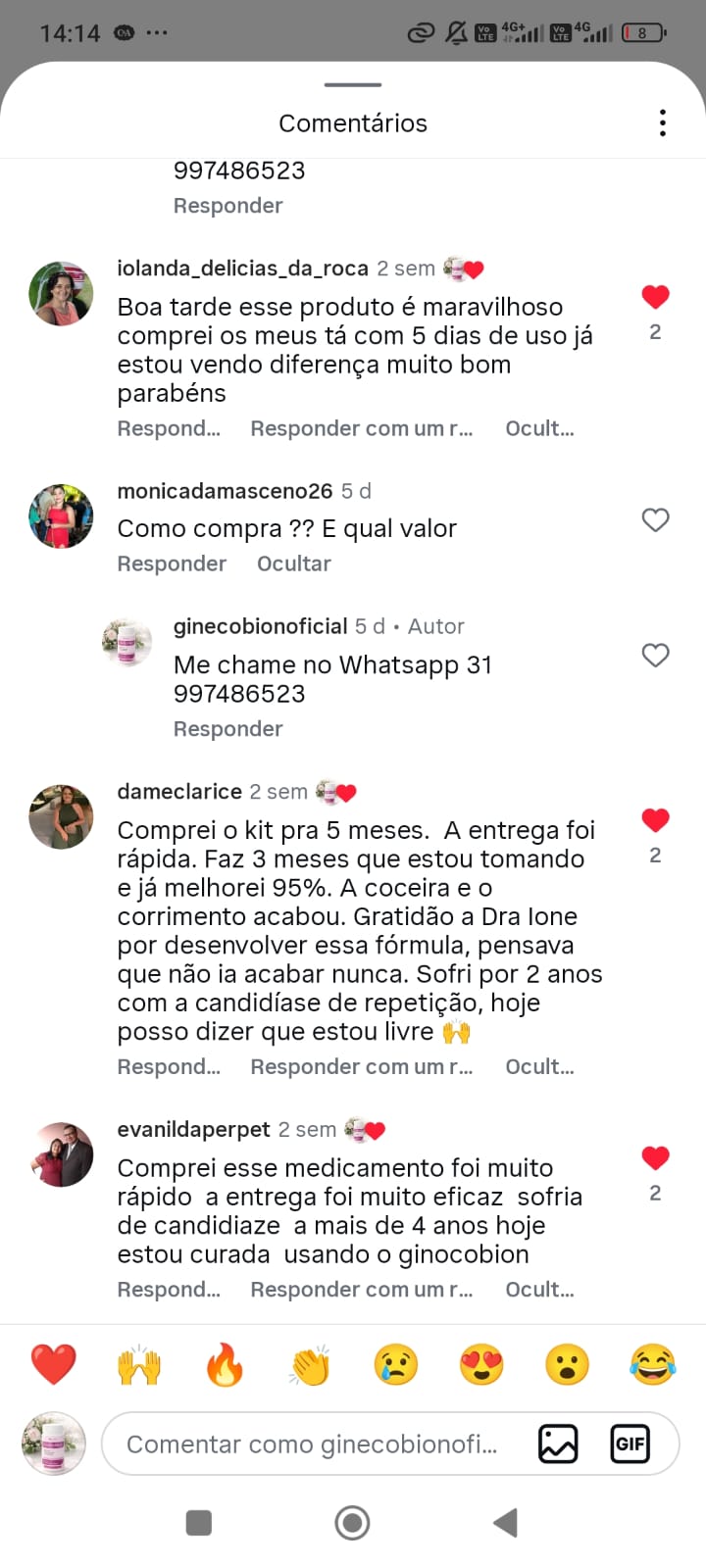Depoimento de cliente 1